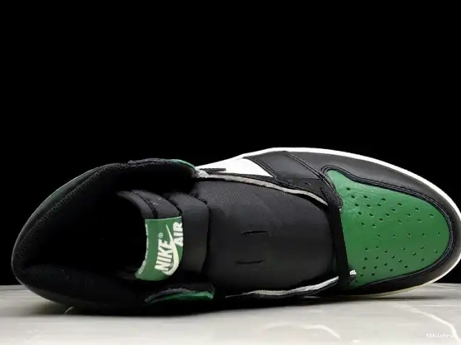 Rep TBkick 555088-302 NRG Green High OG 1 Pine Sail-Black Air Jordan 0619